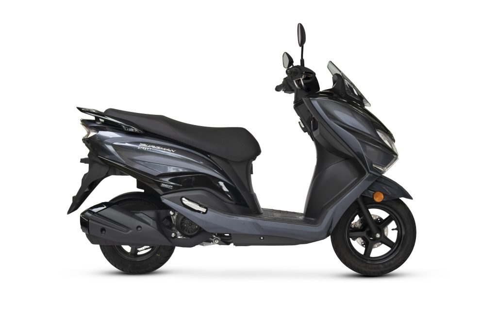 Suzuki Burgman gris LATERAL