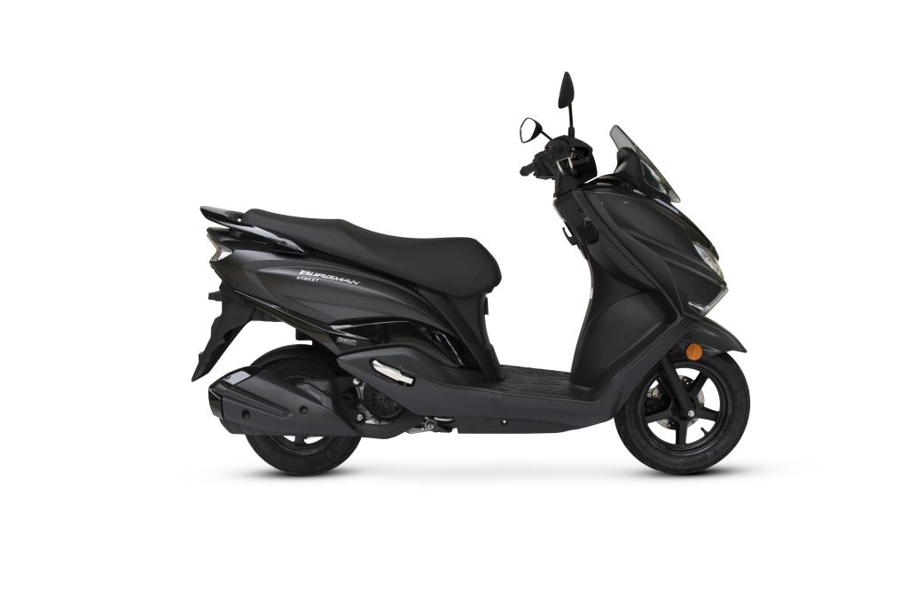Suzuki Burgman negra LATERAL